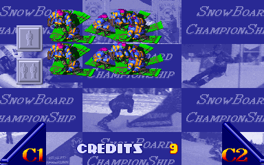 Snow Board Championship (Version 2.1) Title Screen